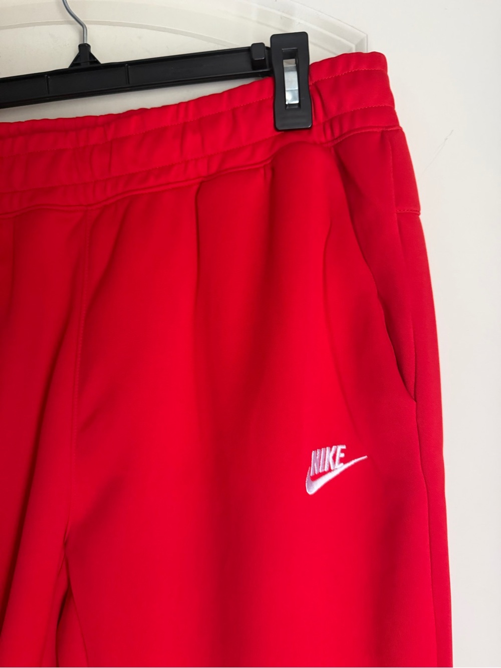 Nike Bright Red woman Joggers sweatpants L sporty casual school longwear - Picture 3 of 10